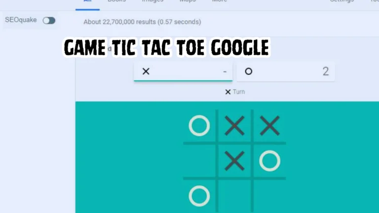 Game Tic Tac Toe Google Paling Seru!